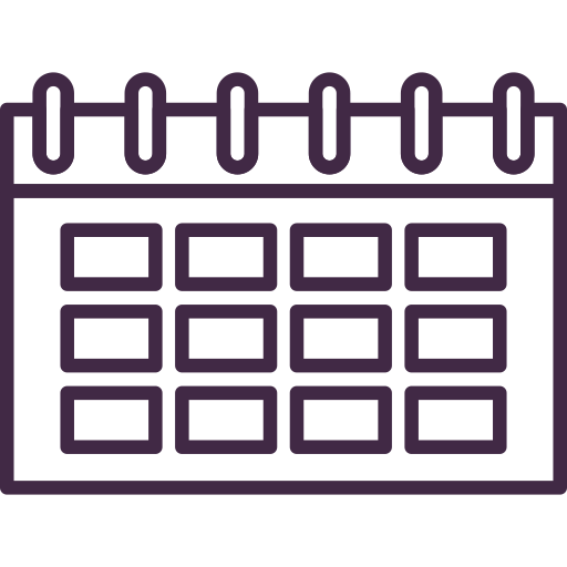 calendário grátis ícone