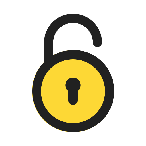 desbloqueado icono gratis