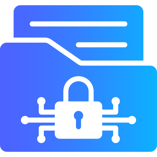 cifrado de datos icono gratis