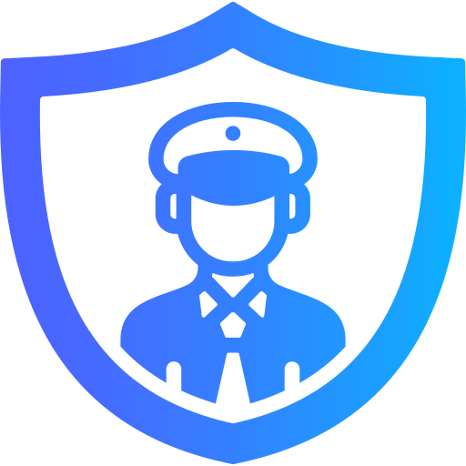 oficial de seguridad icono gratis