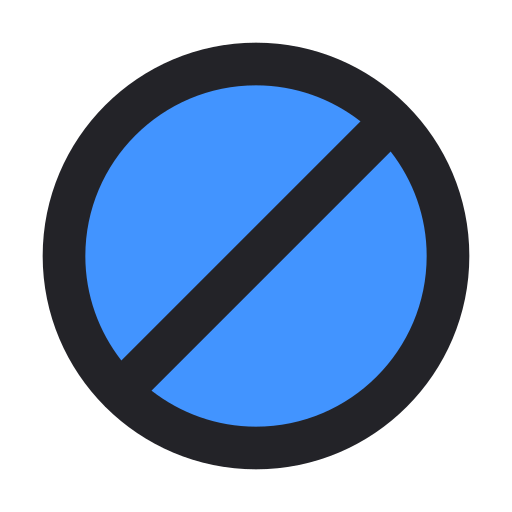 pas de signe Icône gratuit pas de signe Icône gratuit