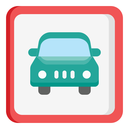 aparcamiento de coches icono gratis