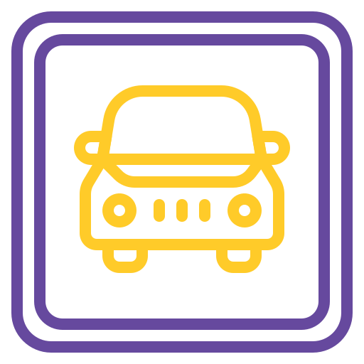 aparcamiento de coches icono gratis