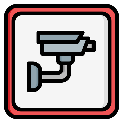 cámara de cctv icono gratis