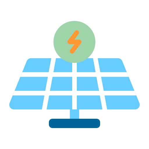 energía solar icono gratis