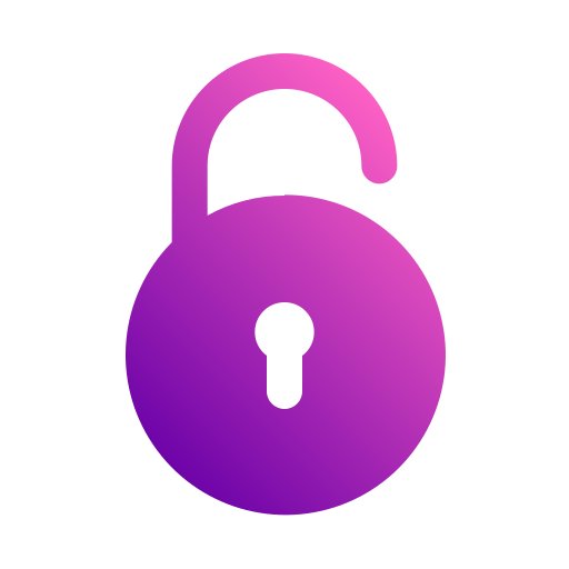 desbloqueado icono gratis