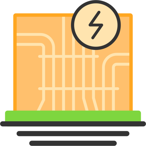 cableado eléctrico icono gratis