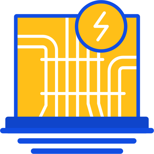 cableado eléctrico icono gratis