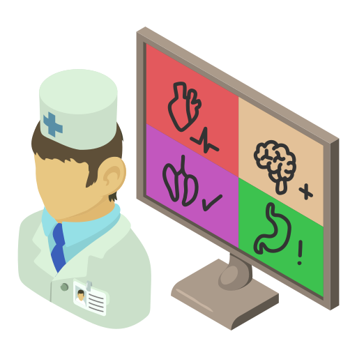 consulta médica icono gratis