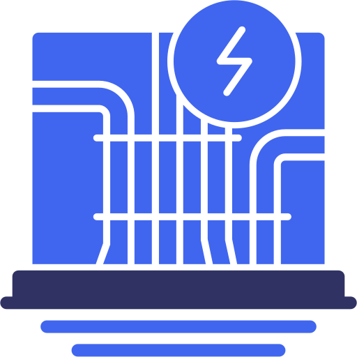 cableado eléctrico icono gratis