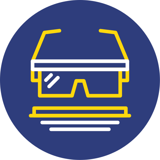 lunettes de sécurité Icône gratuit lunettes de sécurité Icône gratuit