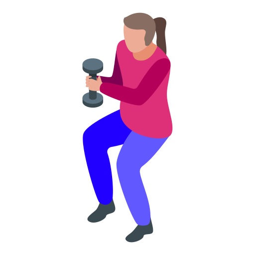 Dumbbell free icon