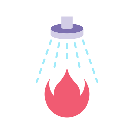 seguridad contra incendios icono gratis