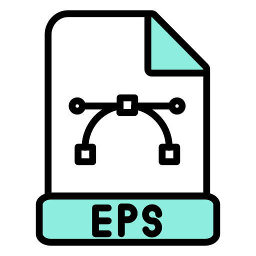 Eps extension Generic color lineal-color icon