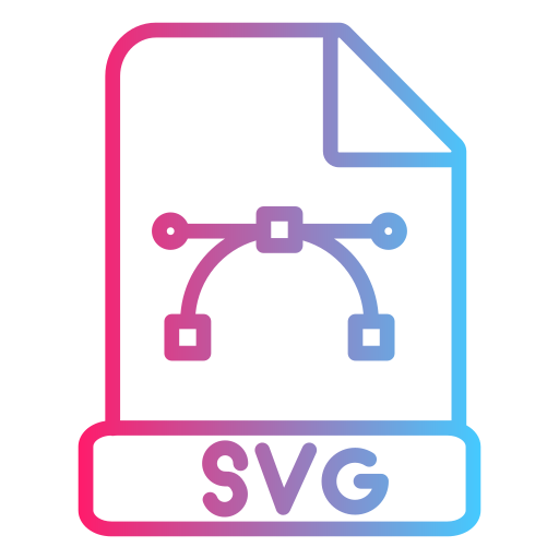 formato de archivo svg icono gratis