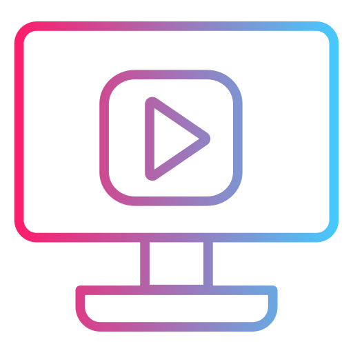 editor de video icono gratis