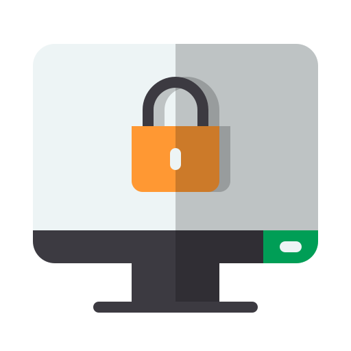 la seguridad informática icono gratis