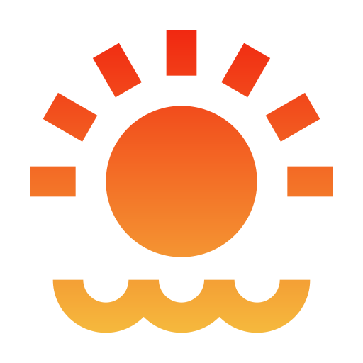 atardecer icono gratis