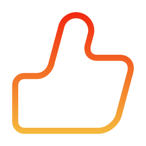 pulgares hacia arriba icono gratis