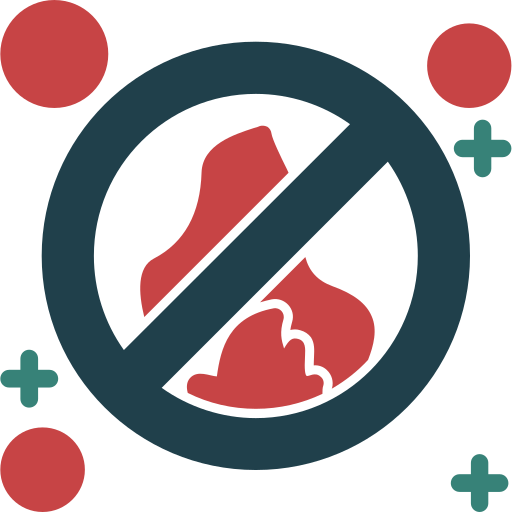 prevención de fuego icono gratis