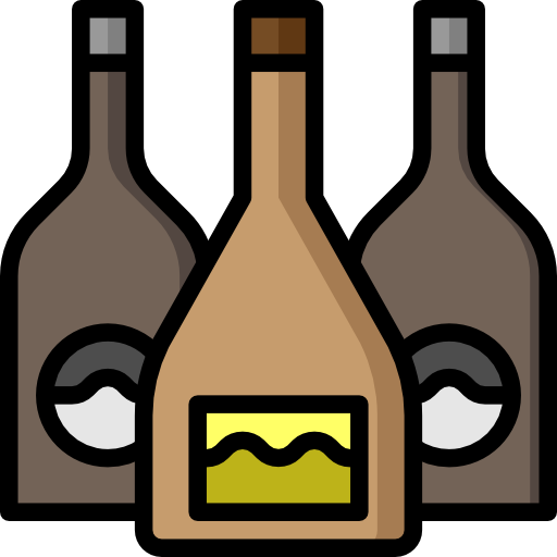 Bottle Surang Lineal Color icon