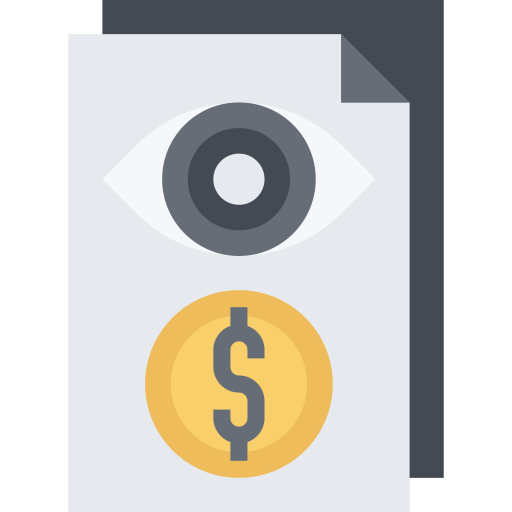 visión icono gratis