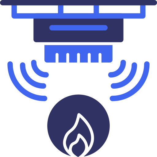 alarma de incendios icono gratis