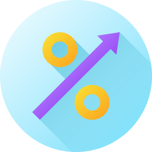 Percentage free icon