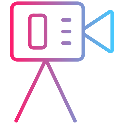 cámara de video icono gratis