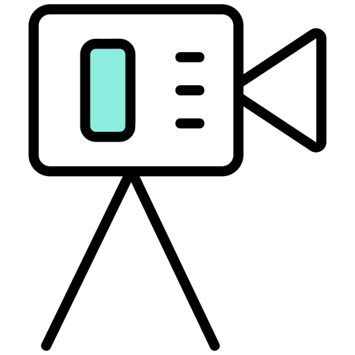 cámara de video icono gratis