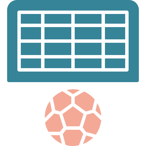 portería de fútbol icono gratis