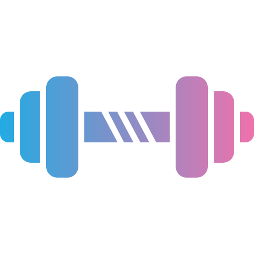 Barbell free icon
