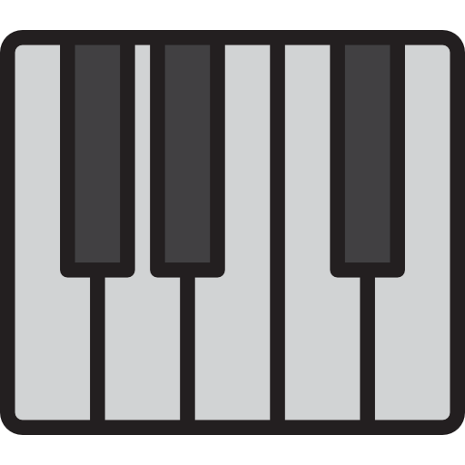 piano icono gratis