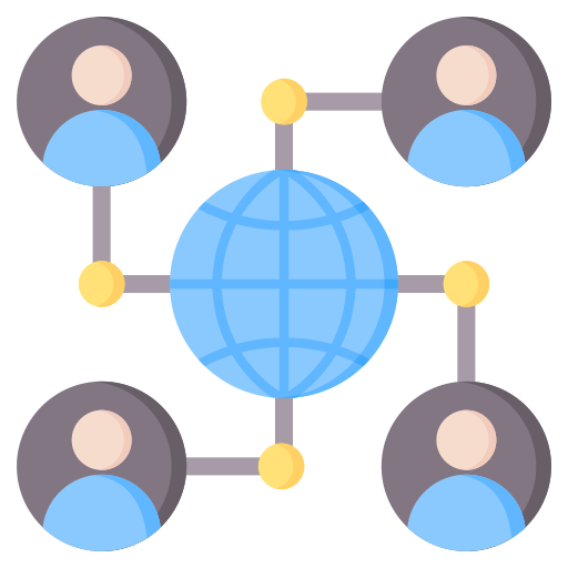 Online community - Free networking icons