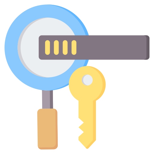 recherche par mot clé Icône gratuit recherche par mot clé Icône gratuit