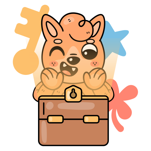 Surprise free sticker
