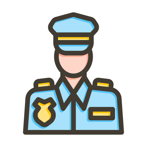 oficial de policía icono gratis