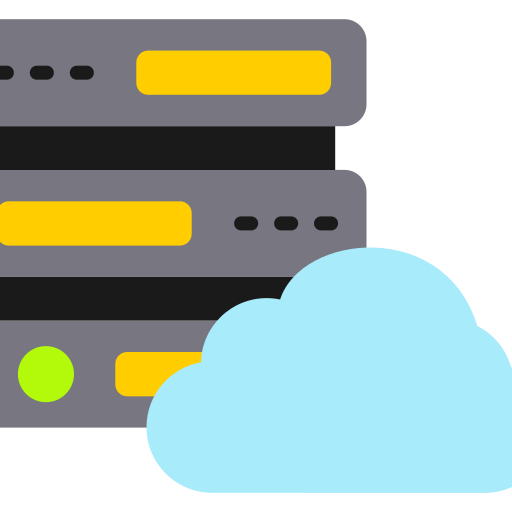 base de datos en la nube icono gratis