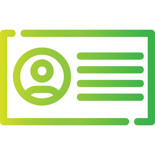 Удостоверение личности бесплатно иконка