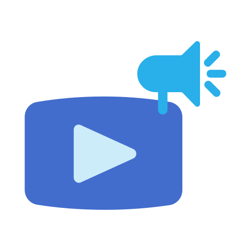 vídeo marketing icono gratis
