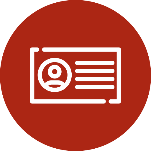 tarjeta de identificación icono gratis