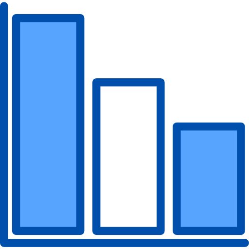 gráfico de barras icono gratis