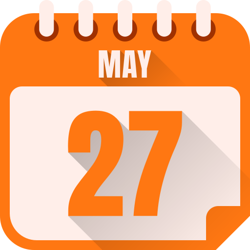 May - Free time and date icons