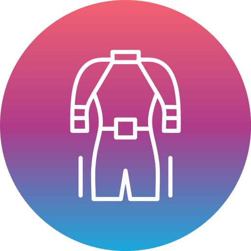 traje de neopreno icono gratis