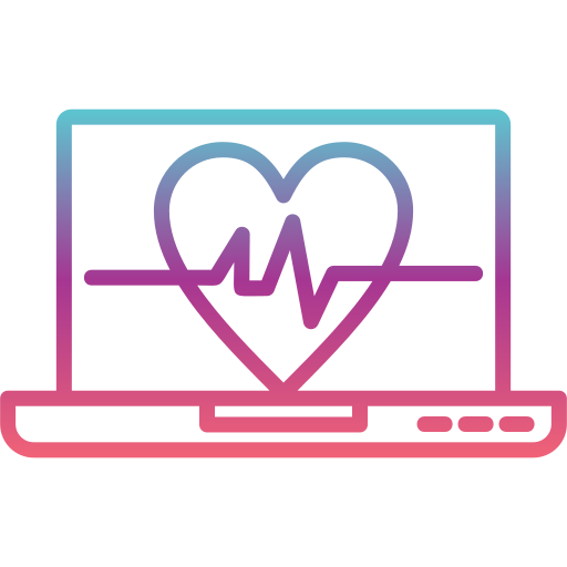 latido del corazón icono gratis