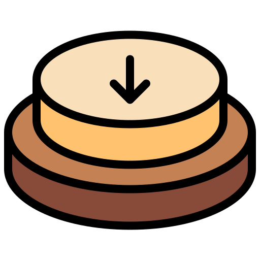 flecha hacia abajo icono gratis