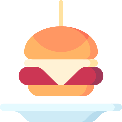 mini hamburguesa icono gratis