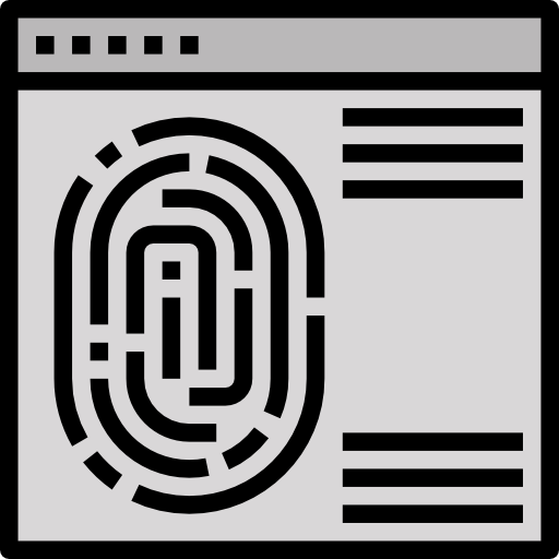 Отпечаток пальца бесплатно иконка