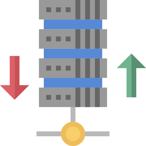 almacenamiento de datos icono gratis