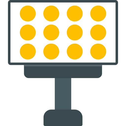 luz del estadio icono gratis